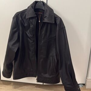 Quince Leather Bomber Jacket